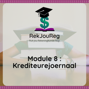 Module 8 - Krediteurejoernaal : Handleiding